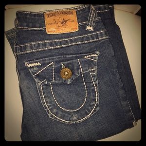 True Religion Joey Big T Seat 34 Bootcut Jeans